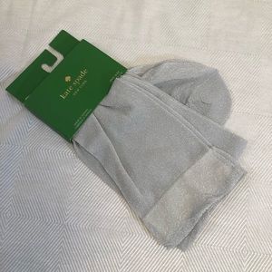 Kate Spade Kick Up Your Heels Sparkle Thigh Socks